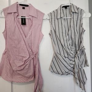 BUNDLE of 2 Women's express sleeveless shirts